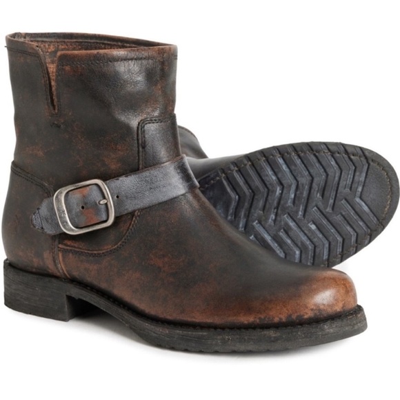 NEW w/o Box FRYE VERONICA FLEX BOOTIE IN DISTRESSED ANTIQUE BLACK SIZE 7